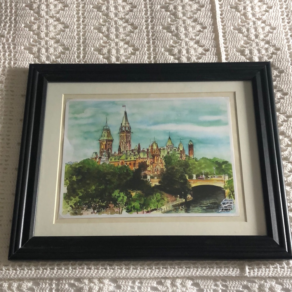 Canadians capital - Ottawa watercolour print